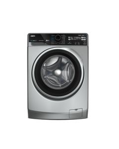 غسالة زانوسي STEAMMAX اتوماتك 7 كيلو تحميل امامي فضي باب اسود بإطار فضي انفرتر موتور