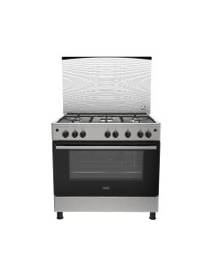 بوتاجاز زانوسي SteelPlus غاز 5 شعلة مع فرن 