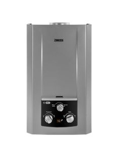 سخان مياه غاز زانوسي 10 لتر فضي