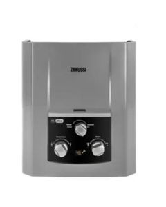 سخان مياه غاز زانوسي 6 لتر فضي 