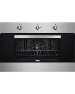 فرن غاز زانوسي مع شواية آمن من الفولاذ المقاوم للصدأ