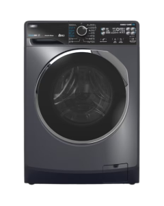 غسالة زانوسي SteamMax اتوماتيك 8 كيلو تحميل امامي رمادي غامق انفرتر موتور