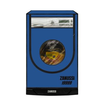 غطاء غسالة زانوسي تحميل امامي ازرق