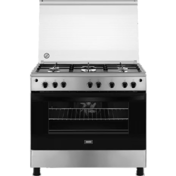 بوتاجاز زانوسي SteelMax غاز 5 شعلة مع فرن