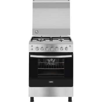 Zanussi CoolCast 4-Burner Cooker with Gas Oven Hob