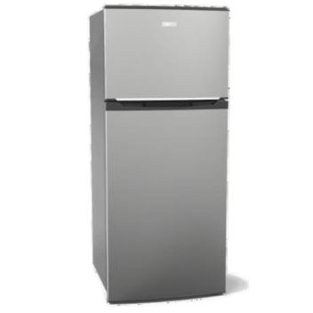 ثلاجة فريزر زانوسي 370 لتراثنين باب ثلاجة فضي